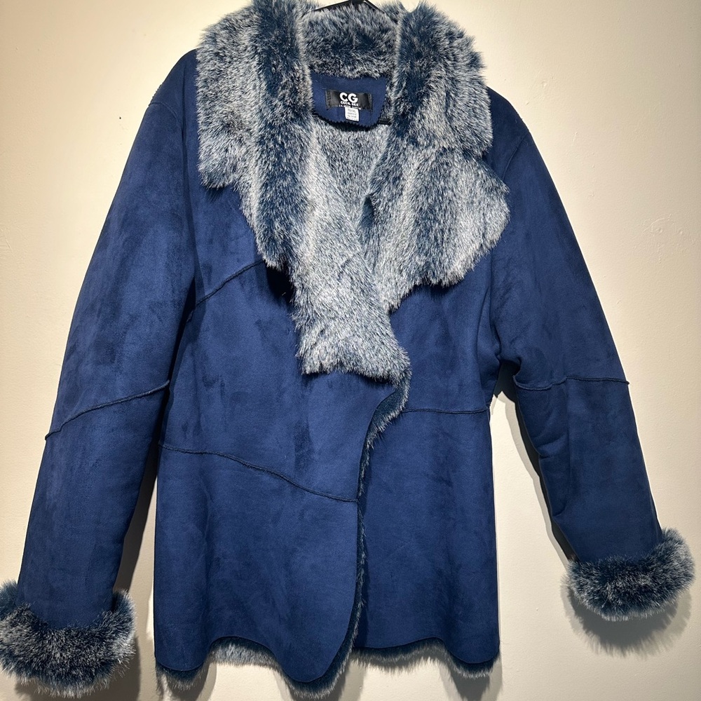 Cecil Gee Suede/Faux Fur Jacket L-XL